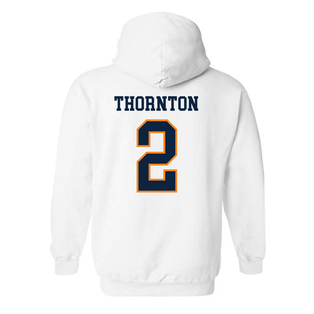 UT Martin - NCAA Baseball : Quincy Thornton - Classic Shersey Hooded Sweatshirt-1