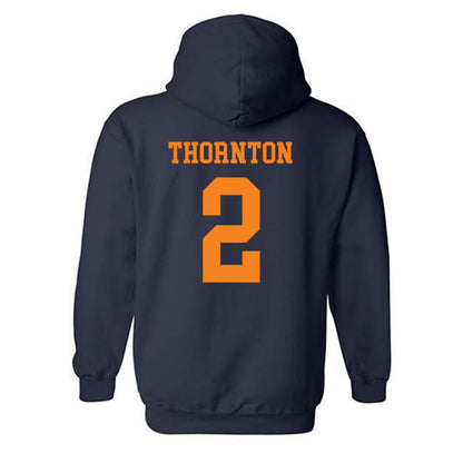 UT Martin - NCAA Baseball : Quincy Thornton - Classic Shersey Hooded Sweatshirt-1