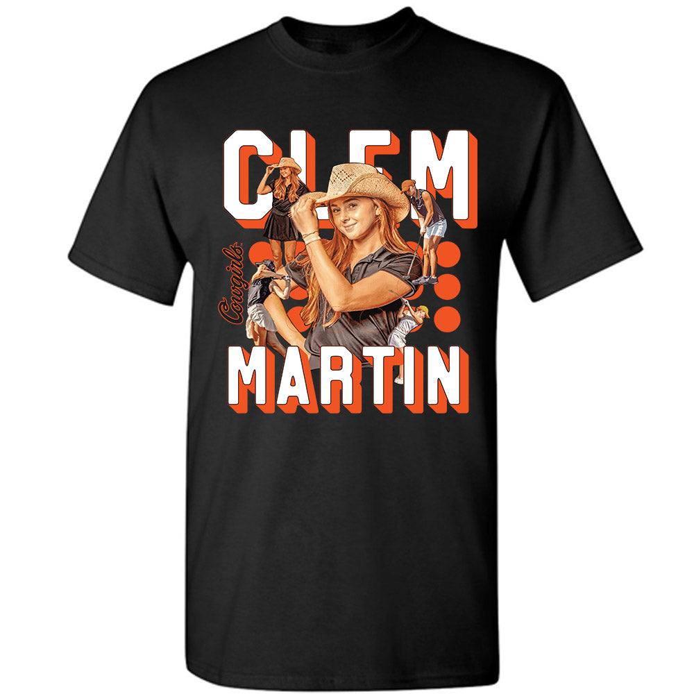 Oklahoma State - NCAA Women's Golf : Clemence Martin - T-Shirt Individual Caricature