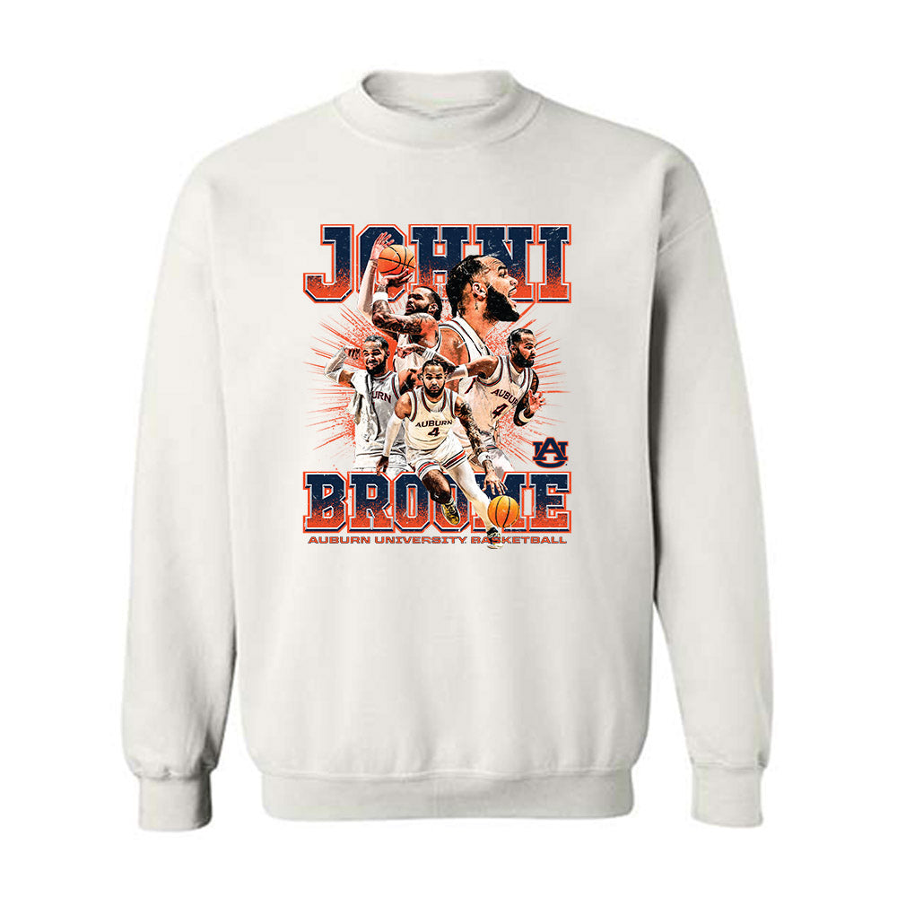 Auburn - NCAA Men's Basketball : Johni Broome - Crewneck Sweatshirt