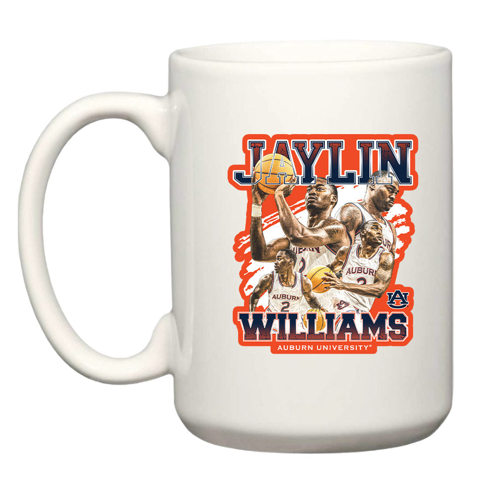 Auburn - NCAA Men's Basketball : Jaylin Williams - Mug Individual Caricature