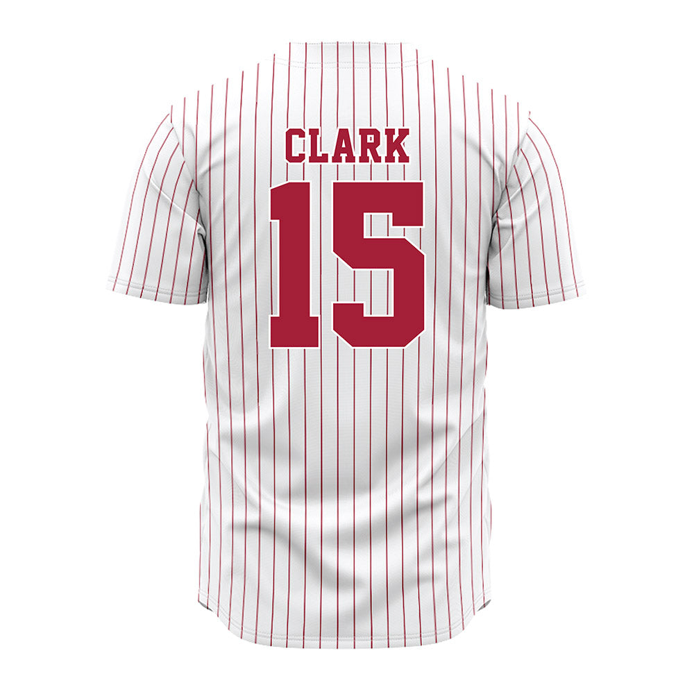 Alabama - NCAA Softball : Kendal Clark - Softball Jersey White Pinstripe