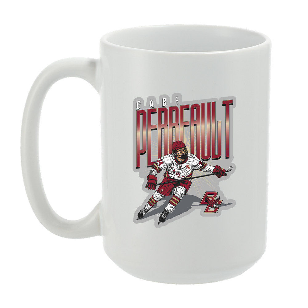 Boston College - NCAA Men's Ice Hockey : Gabe Perreault - Mug Individual Caricature