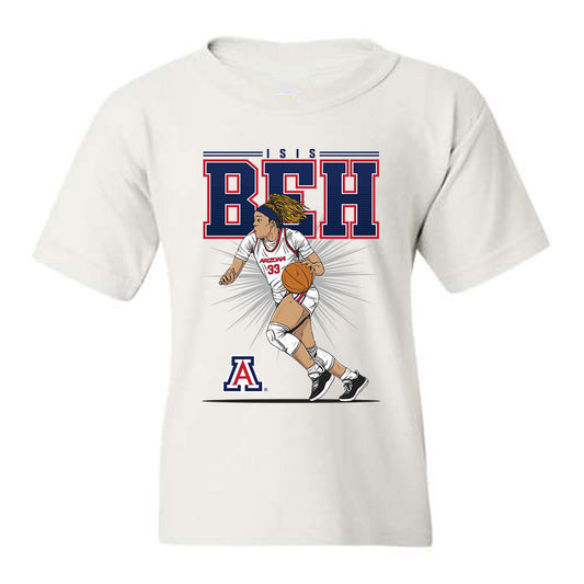 Arizona - NCAA Women's Basketball : Isis Beh - Youth T-Shirt Individual Caricature