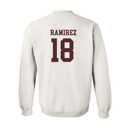 Texas State - NCAA Baseball : August Ramirez - Crewneck Sweatshirt Classic Shersey