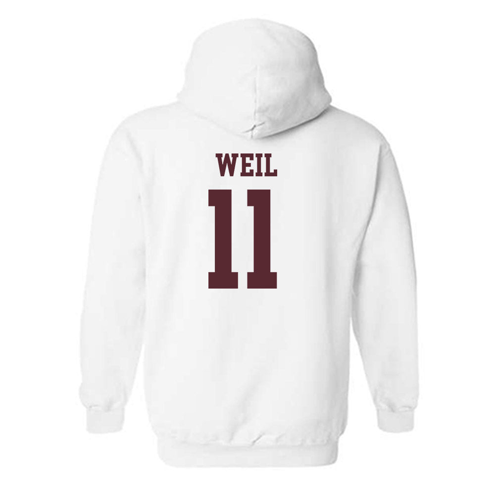 Texas State - NCAA Baseball : Kameron Weil - Hooded Sweatshirt Classic Shersey