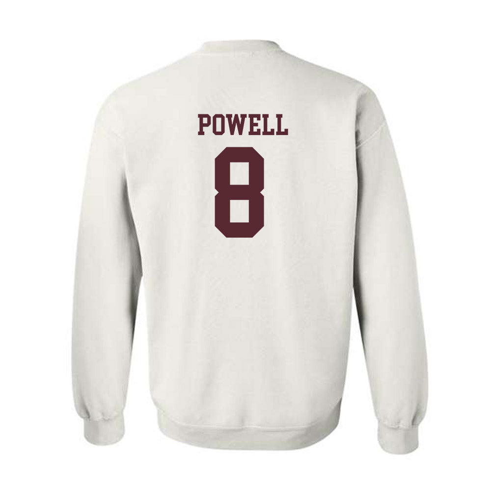 Texas State - NCAA Baseball : Davis Powell - Crewneck Sweatshirt Classic Shersey