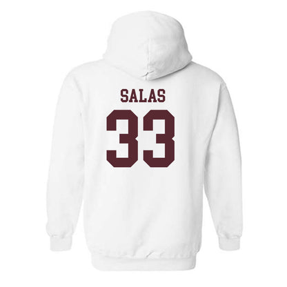 Texas State - NCAA Baseball : Manny Salas - Classic Shersey Hooded Sweatshirt-1