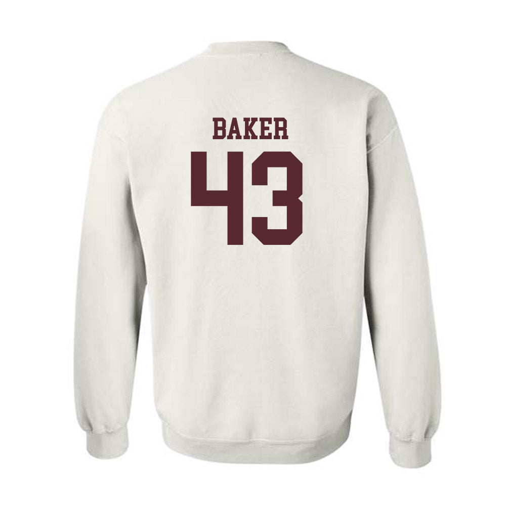 Texas State - NCAA Baseball : Caden Baker - Classic Shersey Crewneck Sweatshirt-1