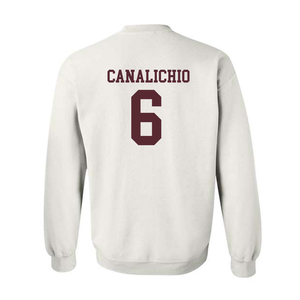 Texas State - NCAA Baseball : Will Canalichio - Classic Shersey Crewneck Sweatshirt-1