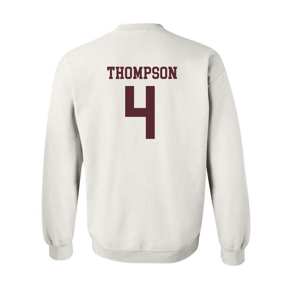 Texas State - NCAA Baseball : Cam Thompson - Crewneck Sweatshirt Classic Shersey