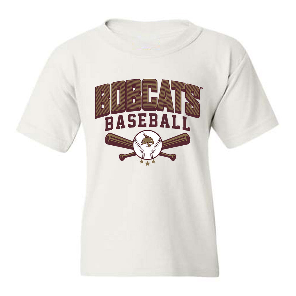 Texas State - NCAA Baseball : Rhett Mccaffety - Youth T-Shirt Classic Shersey