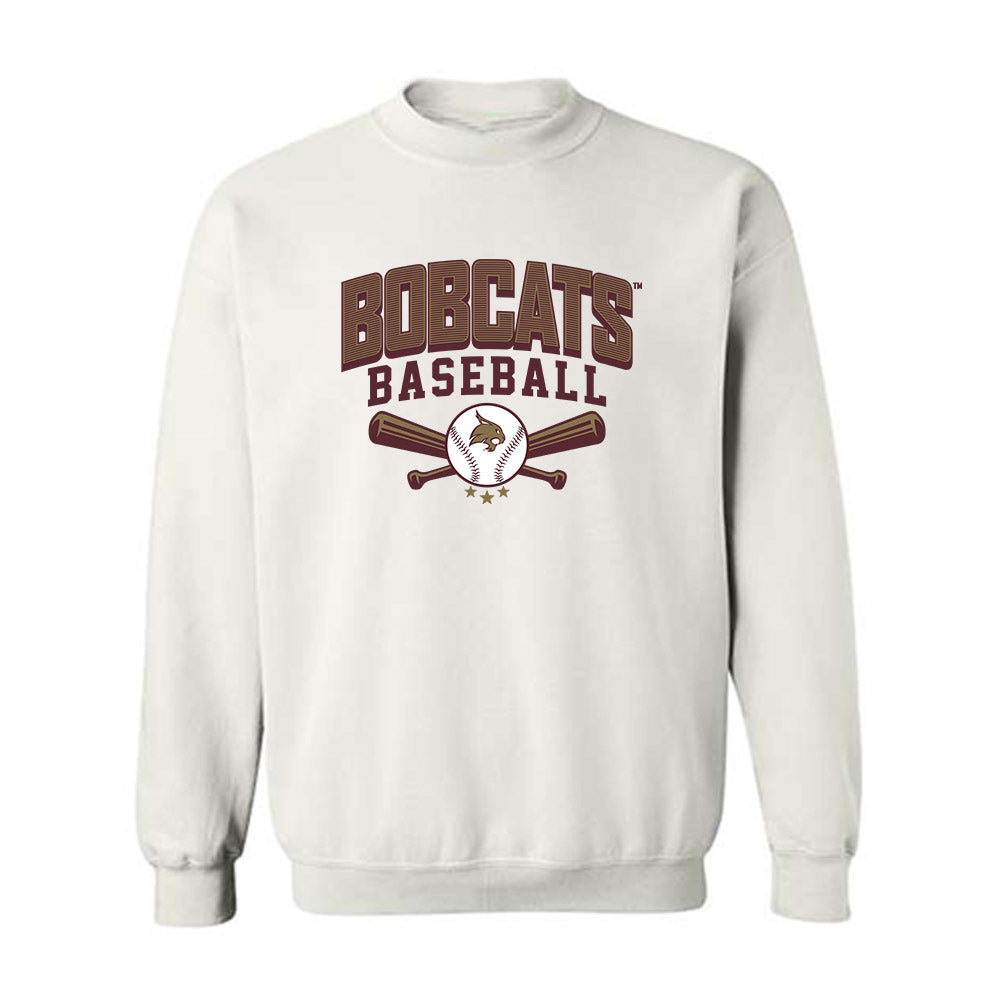 Texas State - NCAA Baseball : Cam Thompson - Crewneck Sweatshirt Classic Shersey