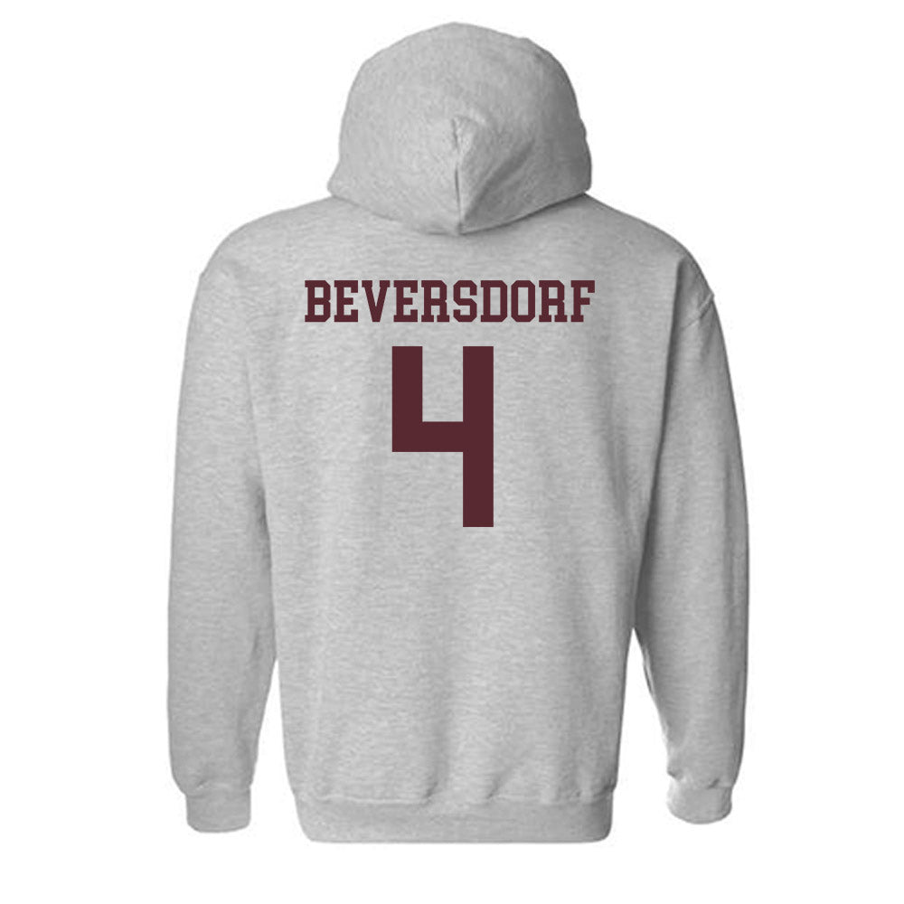 Texas State - NCAA Baseball : Alec Beversdorf - Classic Shersey Hooded Sweatshirt-1