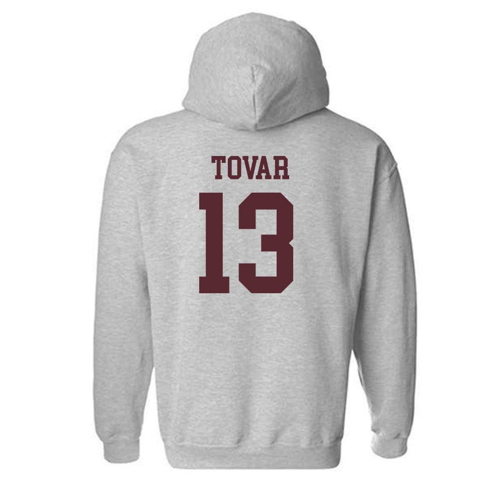 Texas State - NCAA Baseball : Jesus Tovar - Classic Shersey Hooded Sweatshirt-1