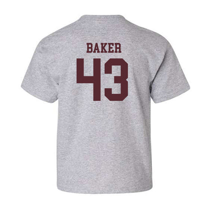 Texas State - NCAA Baseball : Caden Baker - Classic Shersey Youth T-Shirt-1