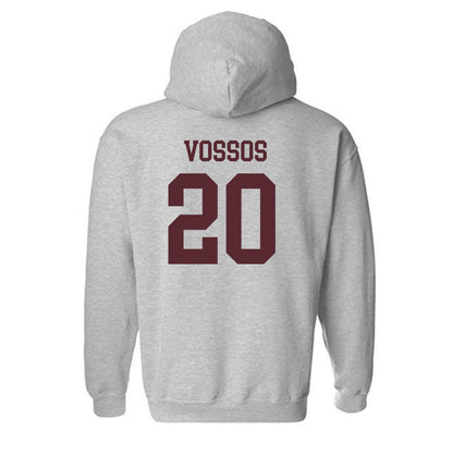 Texas State - NCAA Baseball : Justin Vossos - Classic Shersey Hooded Sweatshirt-1