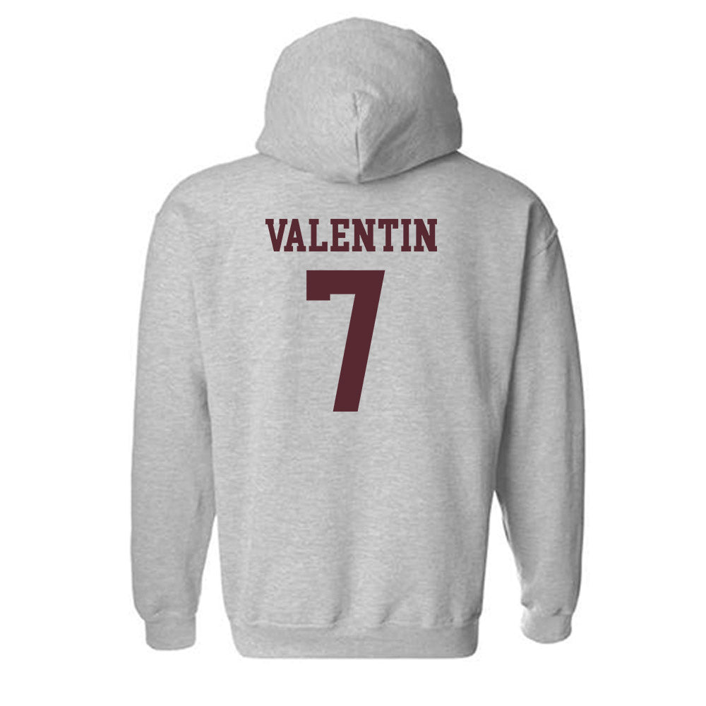 Texas State - NCAA Baseball : Alex Valentin - Classic Shersey Hooded Sweatshirt-1