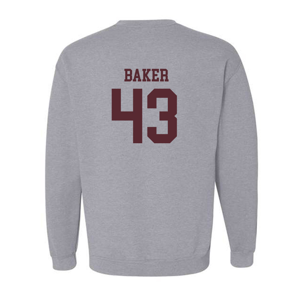 Texas State - NCAA Baseball : Caden Baker - Classic Shersey Crewneck Sweatshirt-1