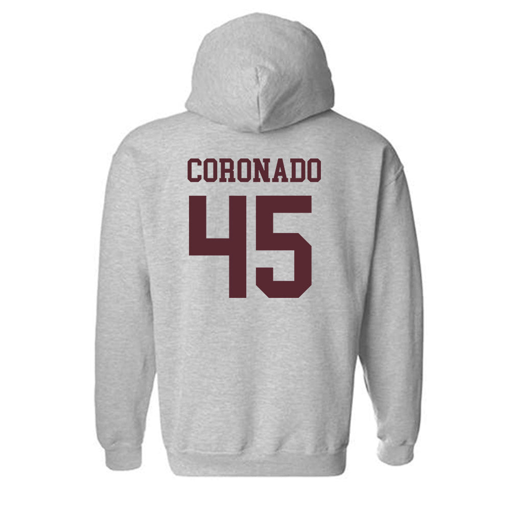 Texas State - NCAA Baseball : Victor Coronado - Classic Shersey Hooded Sweatshirt-1
