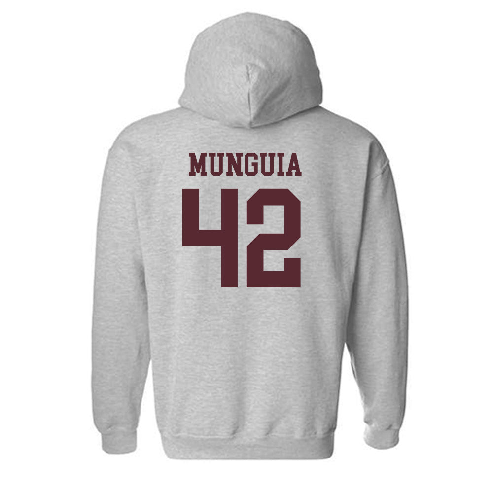Texas State - NCAA Baseball : Austin Munguia - Classic Shersey Hooded Sweatshirt-1