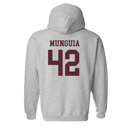 Texas State - NCAA Baseball : Austin Munguia - Classic Shersey Hooded Sweatshirt-1
