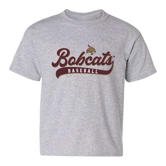 Texas State - NCAA Baseball : Travis Bragg - Classic Shersey Youth T-Shirt