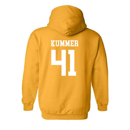 Texas State - NCAA Baseball : Theo Kummer - Classic Shersey Hooded Sweatshirt-1