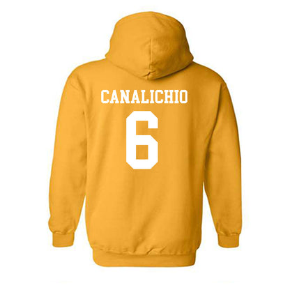 Texas State - NCAA Baseball : Will Canalichio - Classic Shersey Hooded Sweatshirt-1