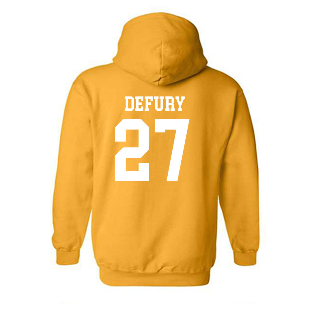 Texas State - NCAA Baseball : Coy DeFury - Classic Shersey Hooded Sweatshirt-1