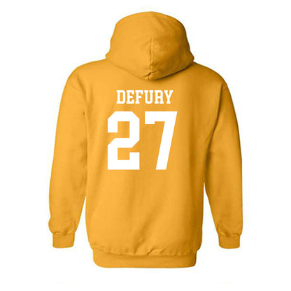Texas State - NCAA Baseball : Coy DeFury - Classic Shersey Hooded Sweatshirt-1