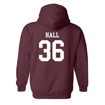 Texas State - NCAA Baseball : Sam Hall - Hooded Sweatshirt Classic Shersey