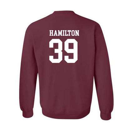 Texas State - NCAA Baseball : Maximus Hamilton - Classic Shersey Crewneck Sweatshirt-1