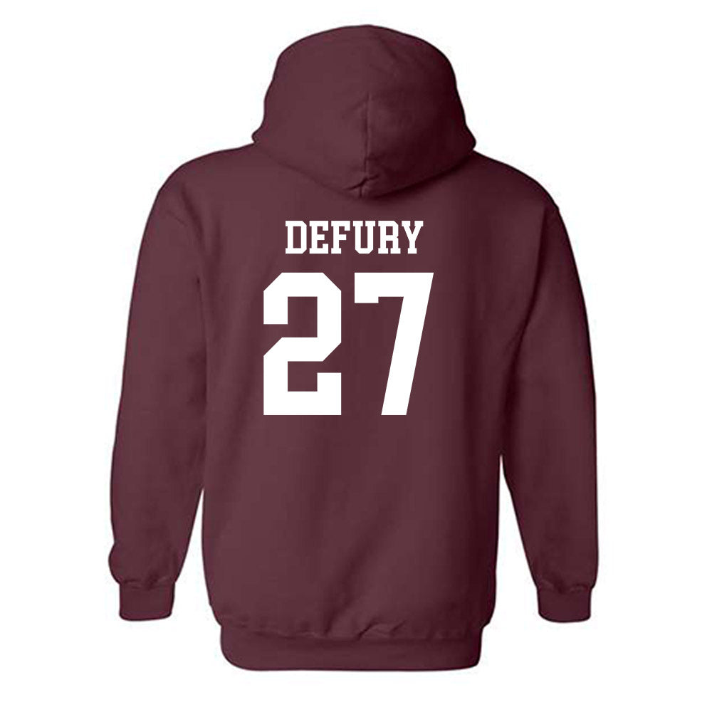 Texas State - NCAA Baseball : Coy DeFury - Classic Shersey Hooded Sweatshirt-1