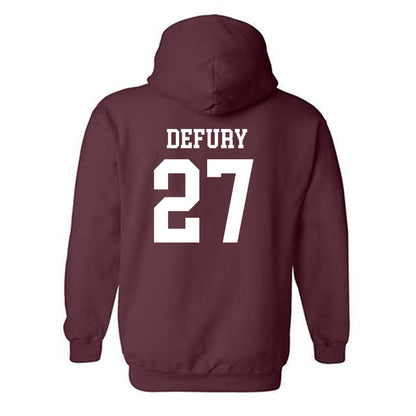 Texas State - NCAA Baseball : Coy DeFury - Classic Shersey Hooded Sweatshirt-1