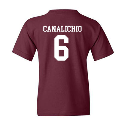 Texas State - NCAA Baseball : Will Canalichio - Classic Shersey Youth T-Shirt-1