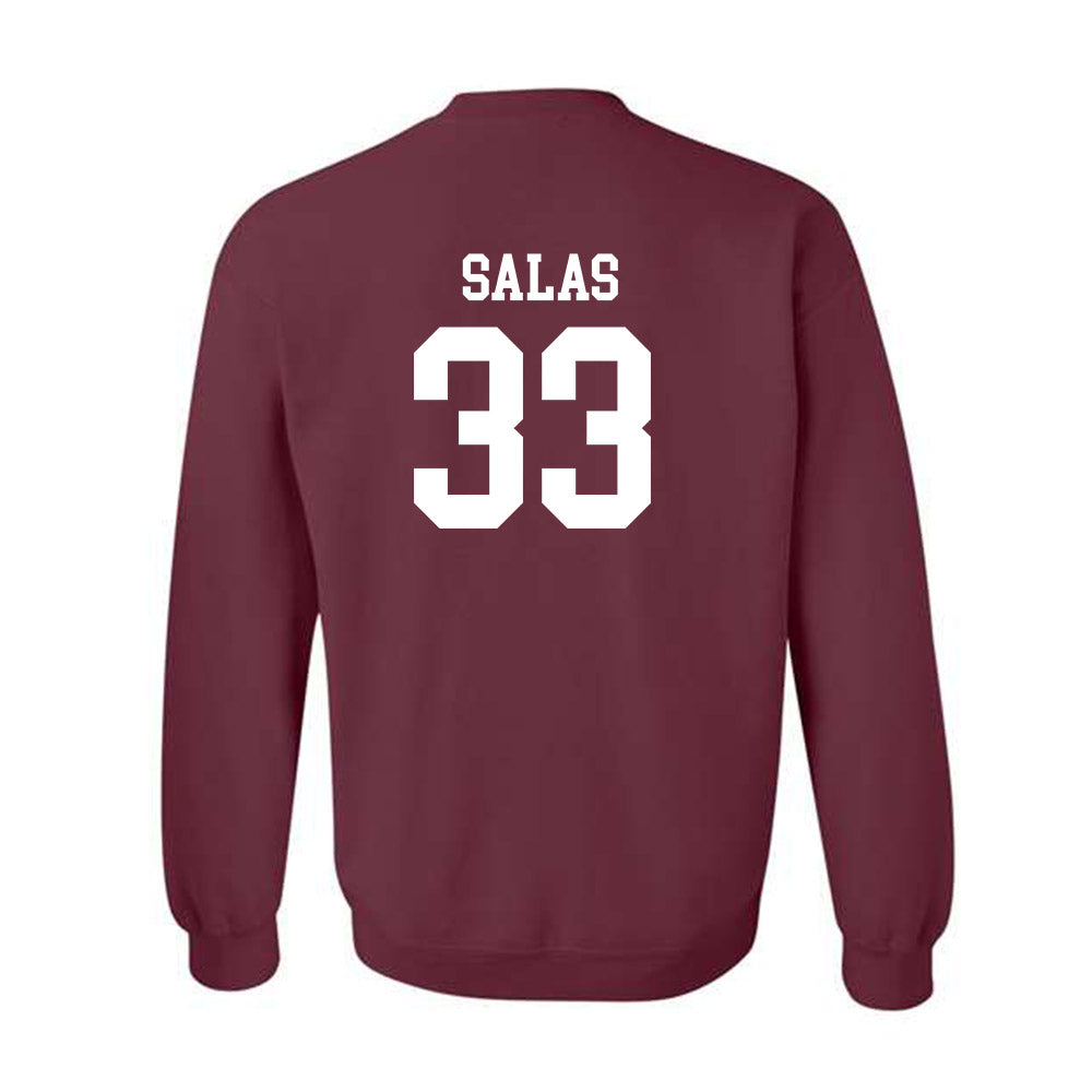 Texas State - NCAA Baseball : Manny Salas - Classic Shersey Crewneck Sweatshirt-1