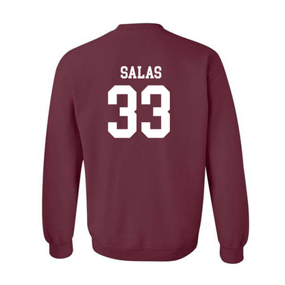 Texas State - NCAA Baseball : Manny Salas - Classic Shersey Crewneck Sweatshirt-1