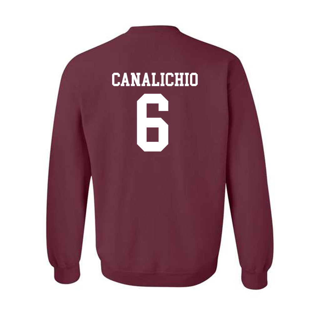 Texas State - NCAA Baseball : Will Canalichio - Classic Shersey Crewneck Sweatshirt-1