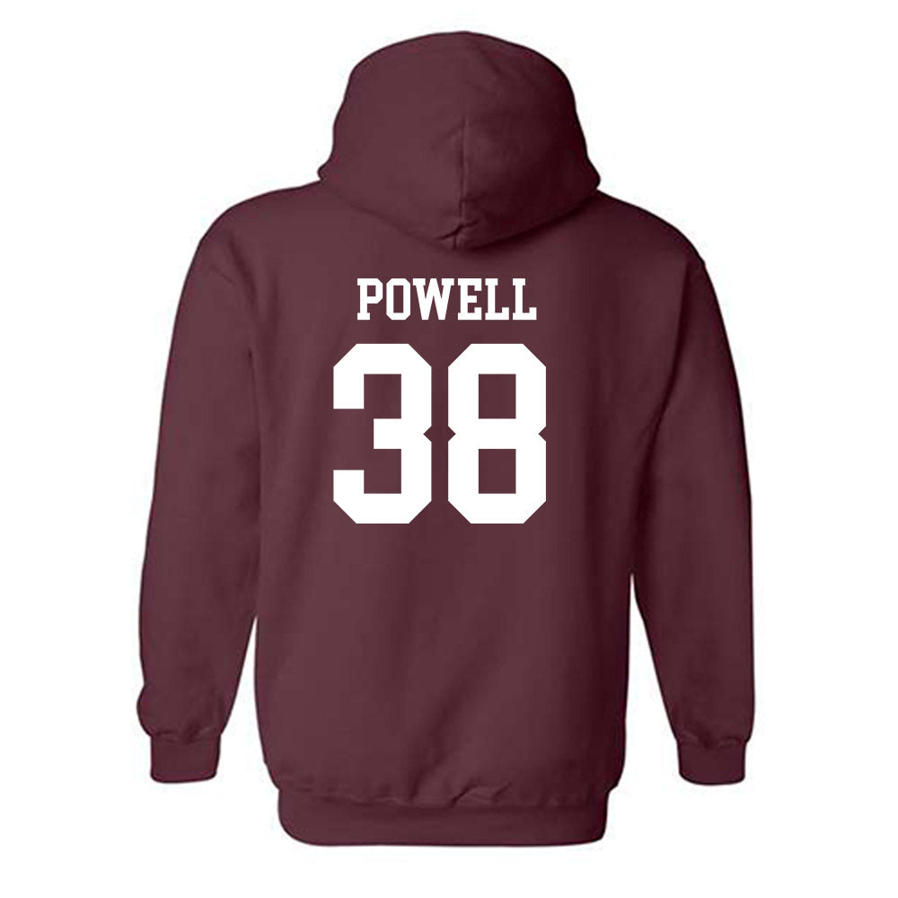 Texas State - NCAA Baseball : Ty Powell - Classic Shersey Hooded Sweatshirt-1