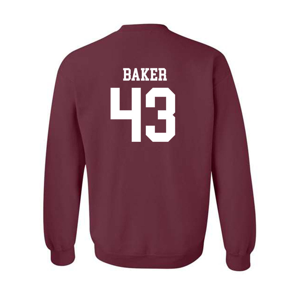 Texas State - NCAA Baseball : Caden Baker - Classic Shersey Crewneck Sweatshirt-1