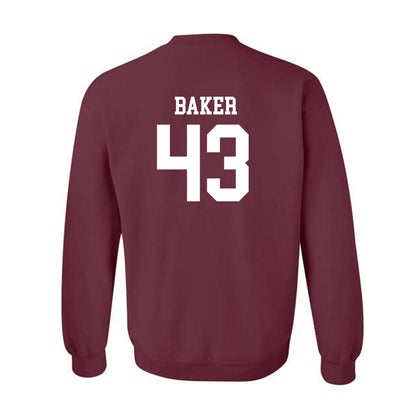 Texas State - NCAA Baseball : Caden Baker - Classic Shersey Crewneck Sweatshirt-1