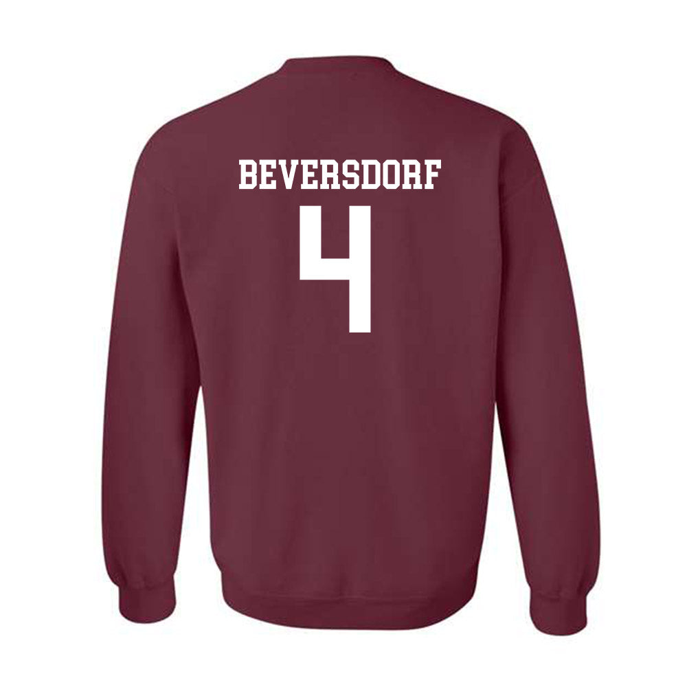 Texas State - NCAA Baseball : Alec Beversdorf - Classic Shersey Crewneck Sweatshirt-1