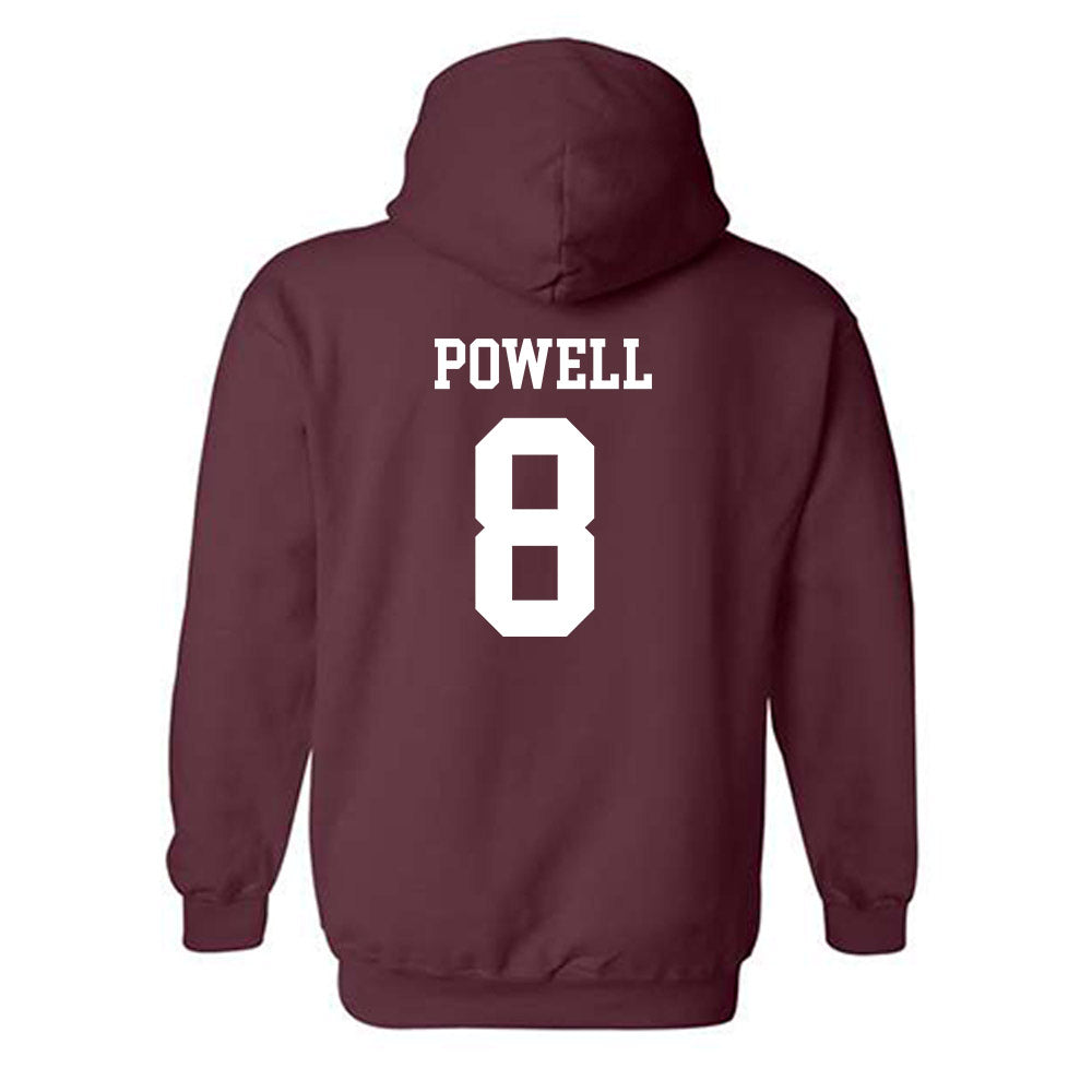 Texas State - NCAA Baseball : Davis Powell - Hooded Sweatshirt Classic Shersey