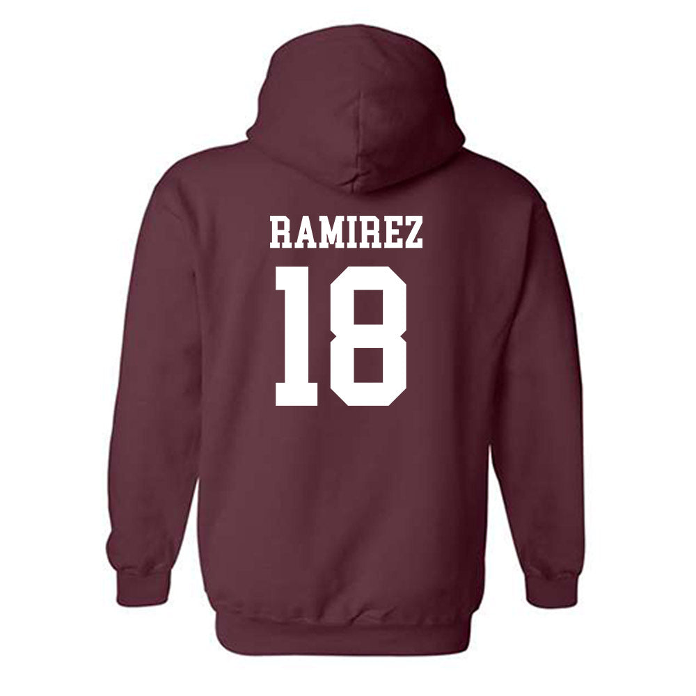 Texas State - NCAA Baseball : August Ramirez - Hooded Sweatshirt Classic Shersey