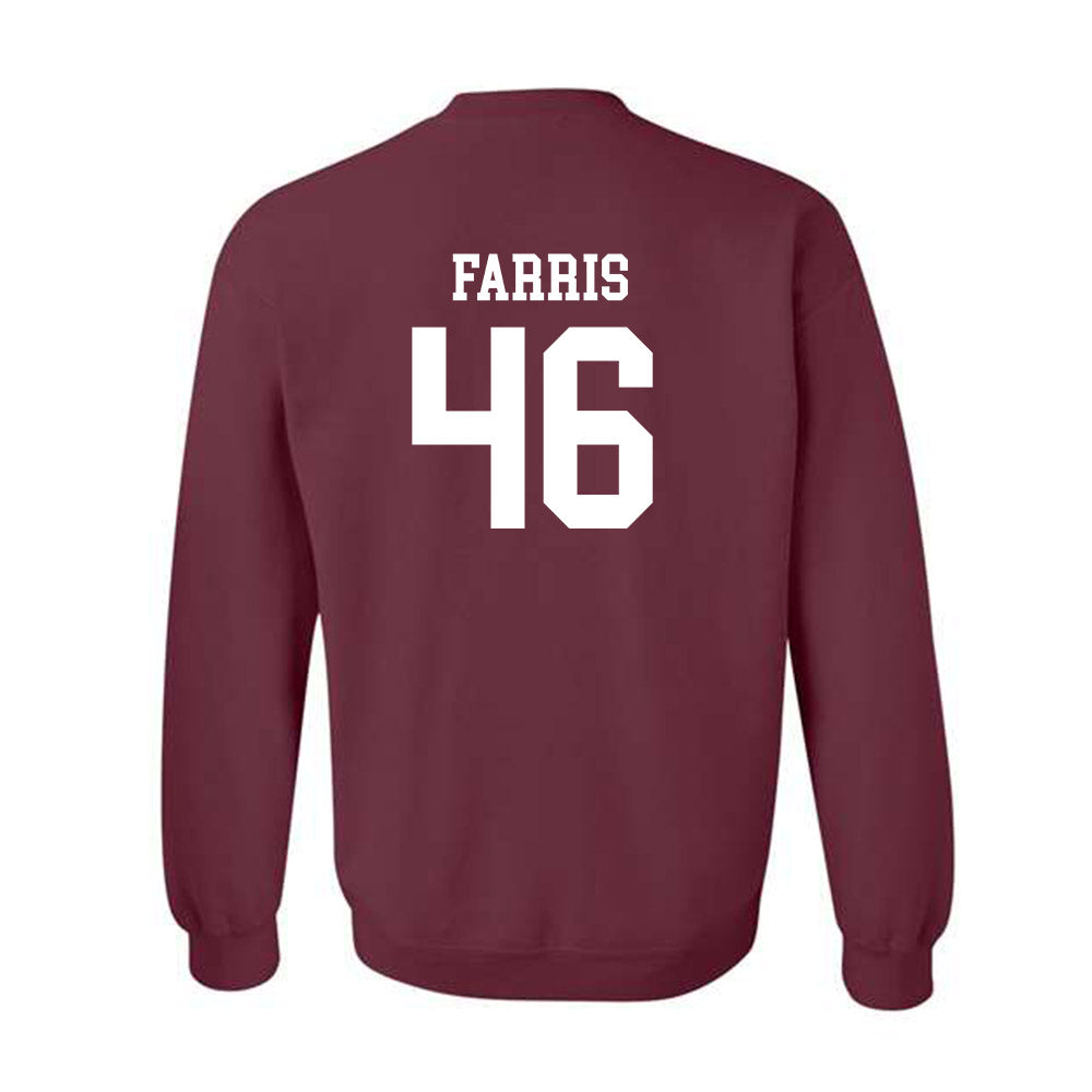 Texas State - NCAA Baseball : Ethan Farris - Crewneck Sweatshirt Classic Shersey