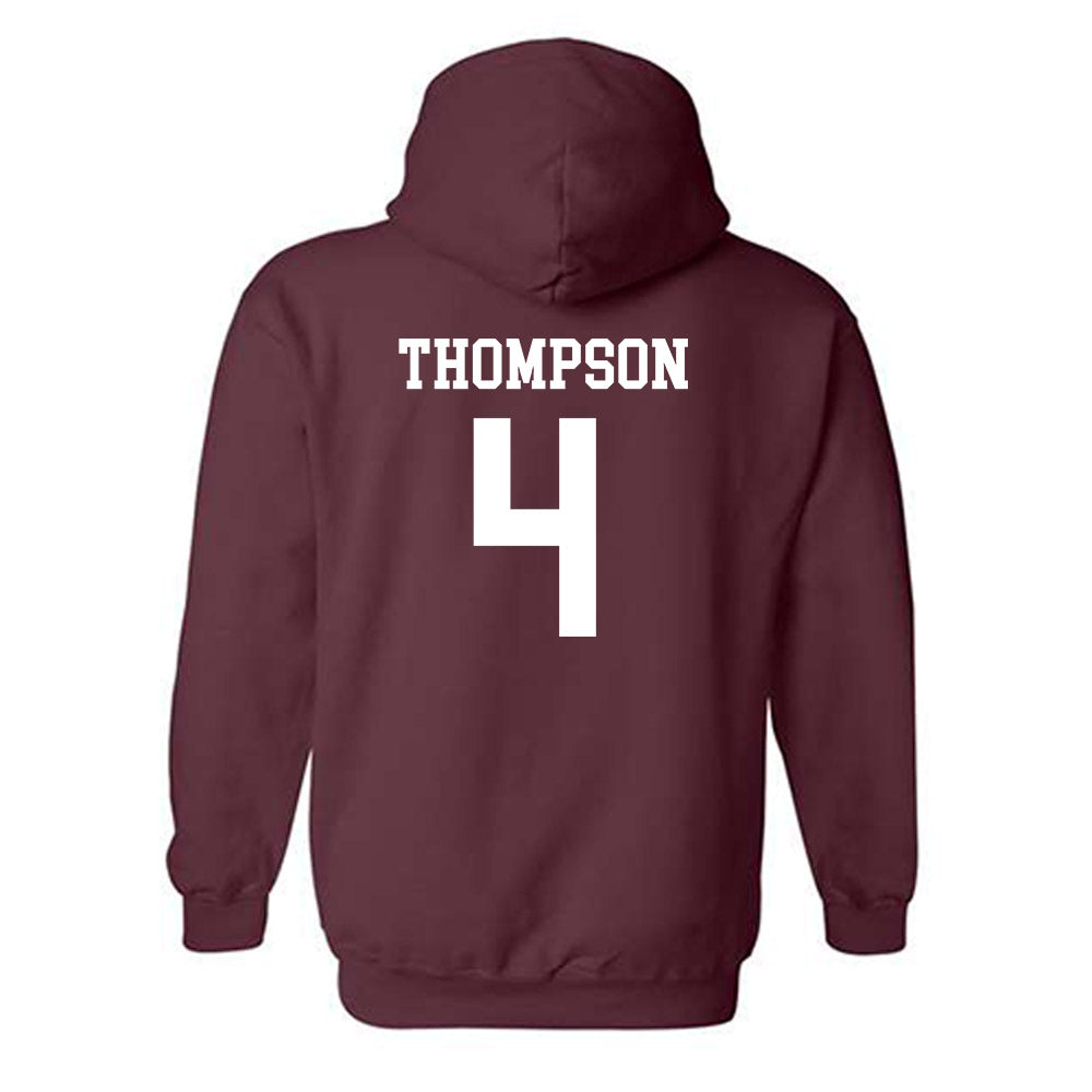 Texas State - NCAA Baseball : Cam Thompson - Hooded Sweatshirt Classic Shersey