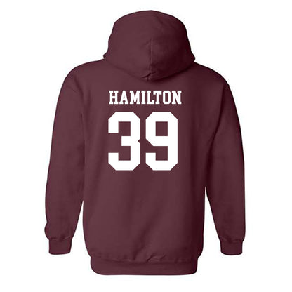 Texas State - NCAA Baseball : Maximus Hamilton - Classic Shersey Hooded Sweatshirt-1