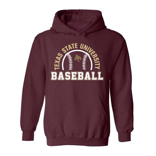 Texas State - NCAA Baseball : Rhett Mccaffety - Hooded Sweatshirt Classic Shersey