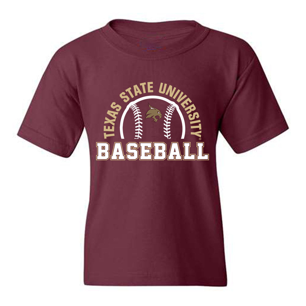 Texas State - NCAA Baseball : Cade Manning - Youth T-Shirt Classic Shersey